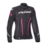 Ixon Striker Black/Fuchsia Kids Girls Textile Jacket