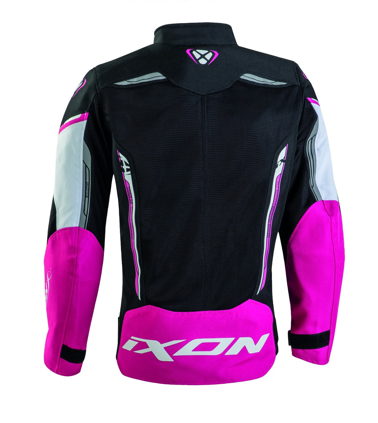 Ixon Striker Air Black/White/Fushia Kids Textile Jacket [12YO] [INTERNAL]