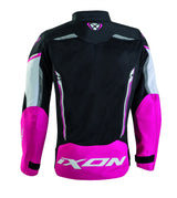 Ixon Striker Air Black/White/Fushia Kids Textile Jacket [12YO] [INTERNAL]