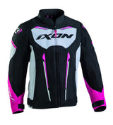 Ixon Striker Air Black/White/Fushia Kids Textile Jacket [12YO] [INTERNAL]