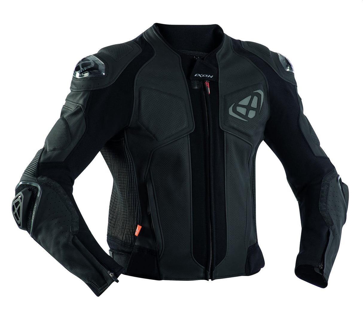 Ixon Vendetta Evo Black Leather Jacket