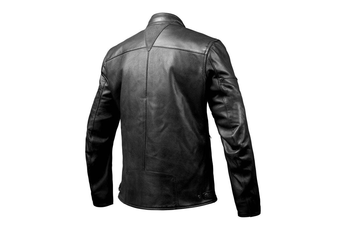 Ixon Cranky Air Black Leather Jacket