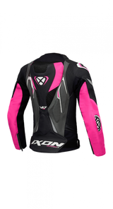 Ixon Vortex 3 Lady Black/Pink/White Womens Leather Jacket