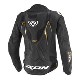 Ixon Vortex 3 Lady Black/White/Gold Womens Leather Jacket