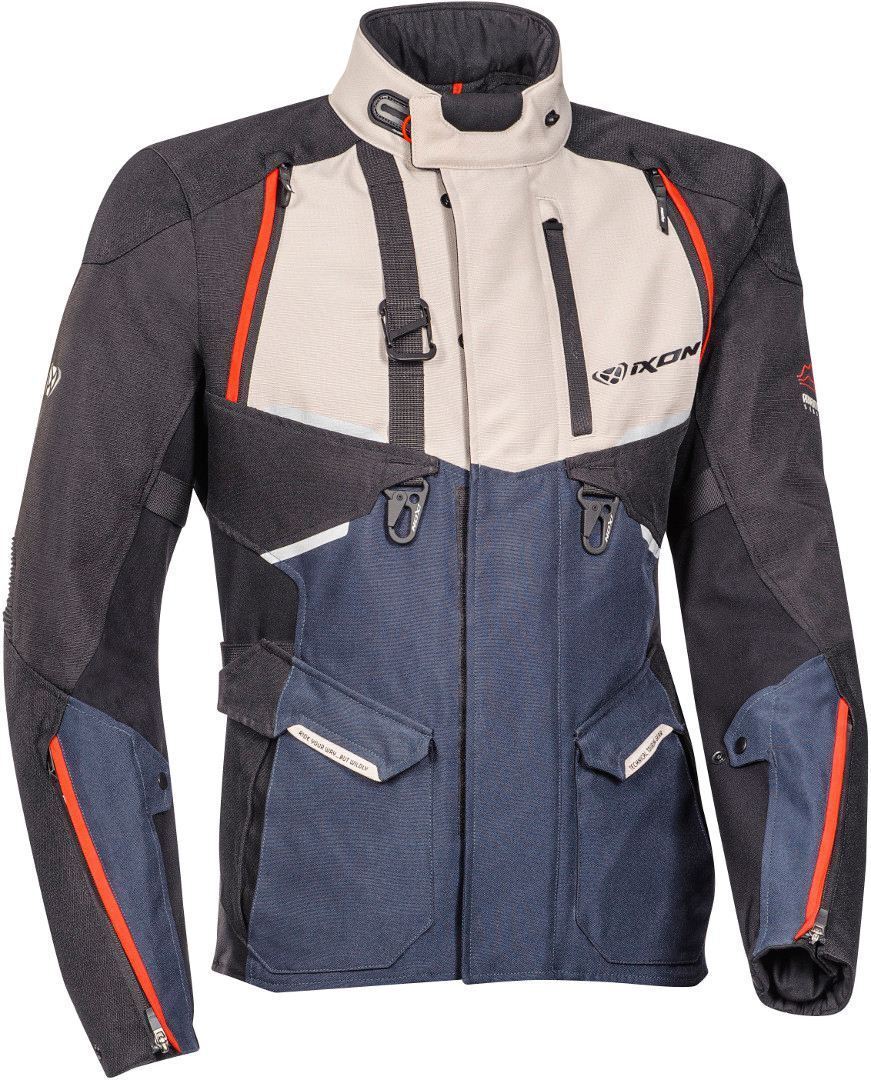Ixon Eddas Grey/Navy/Black Textile Jacket [Size: MD] [INTERNAL]