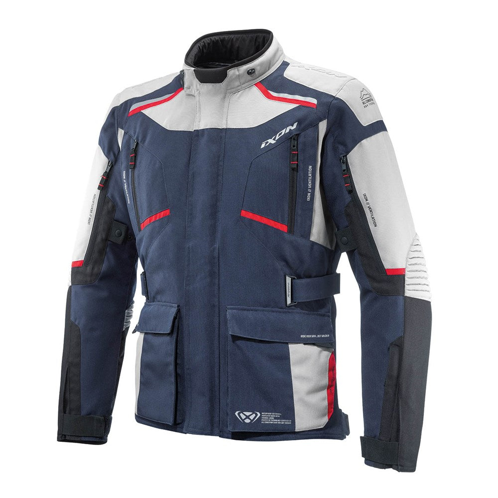 Ixon Midgard Grey/Navy/Black Textile Jacket