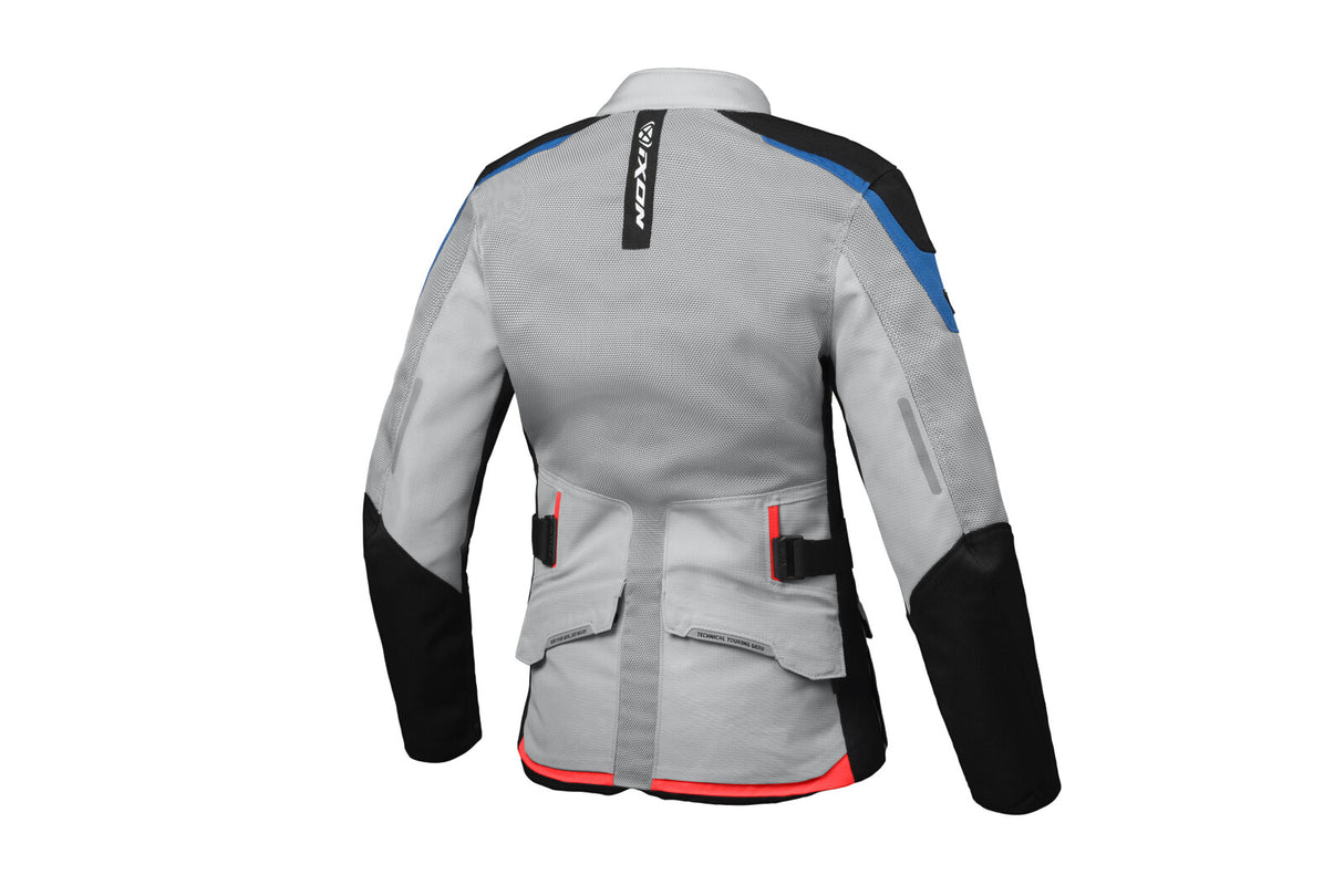 Ixon M-Njord Lady Light Grey/Blue Womens Jacket