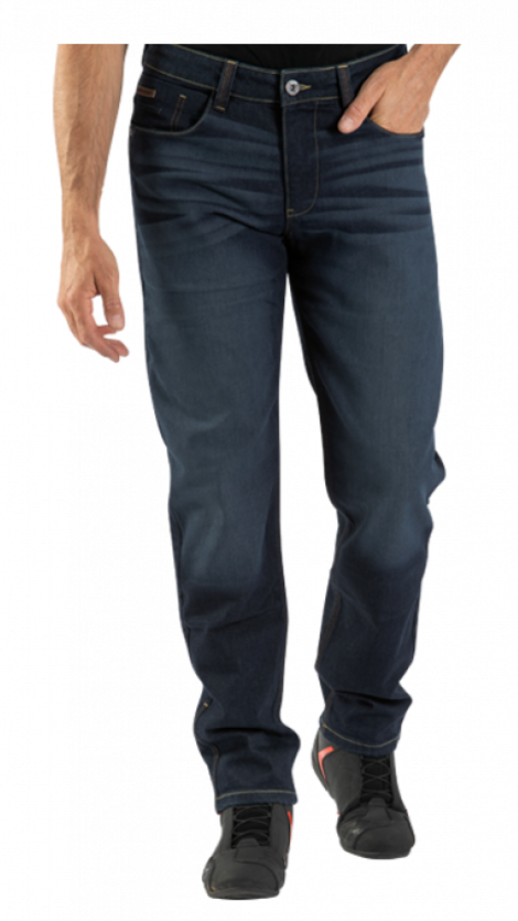 Ixon Alex Taper Cut Washed Blue Jeans