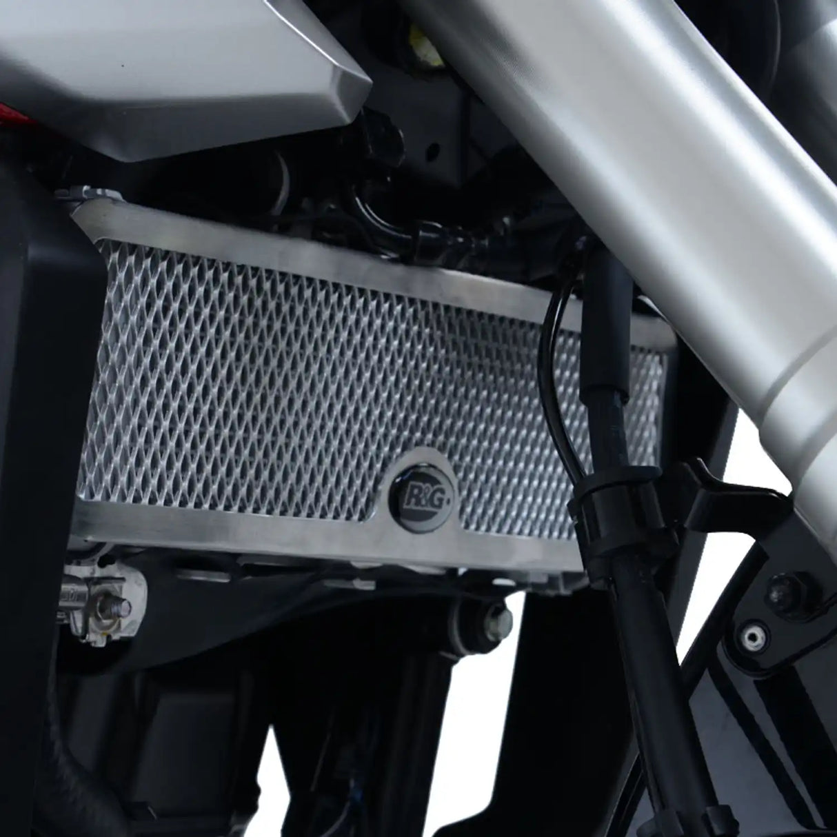 R&G Racing Radiator Guard Titanium for Honda CB125R 18-20