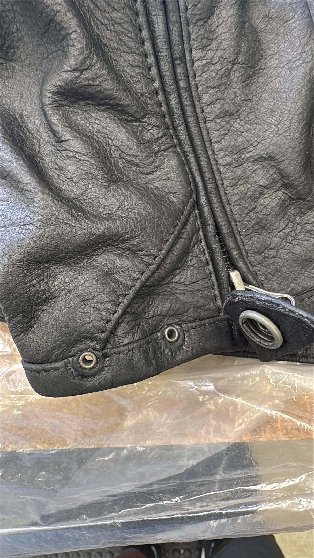 Merlin Alton Black Leather Jacket [L][INTERNAL]