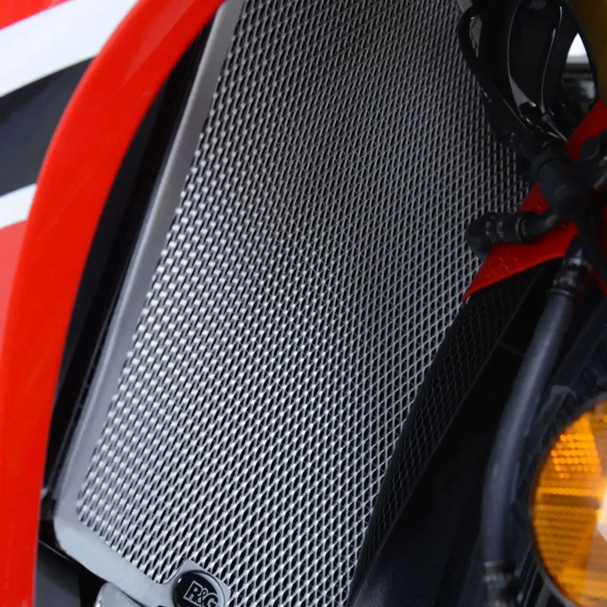 R&G Racing Radiator Guard Titanium for Honda CBR1000RR Fireblade 17-19/CBR1000RR SP 17-19/CBR1000RR SP2 17-19