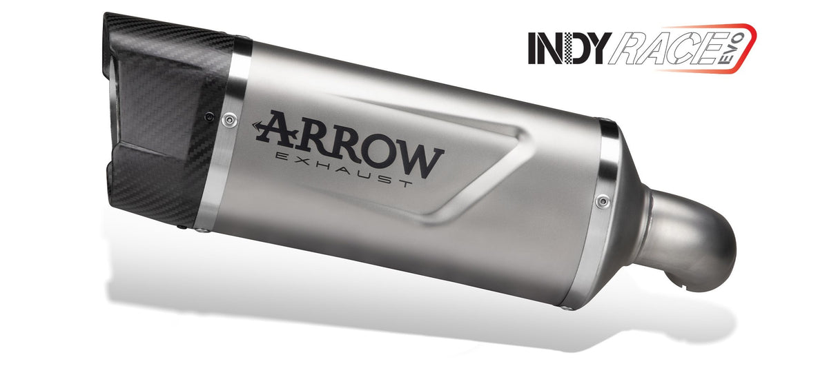 Arrow 77507PK Indy Race Evo Titanium Slip-On Muffler w/Carbon End Cap for Kawasaki Z 1100/Z 1100 SE 25-Up