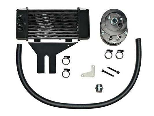 Jagg Oil Coolers JAG-750-2500 10-Row LowMount Oil Cooler Kit for Dyna 91-17