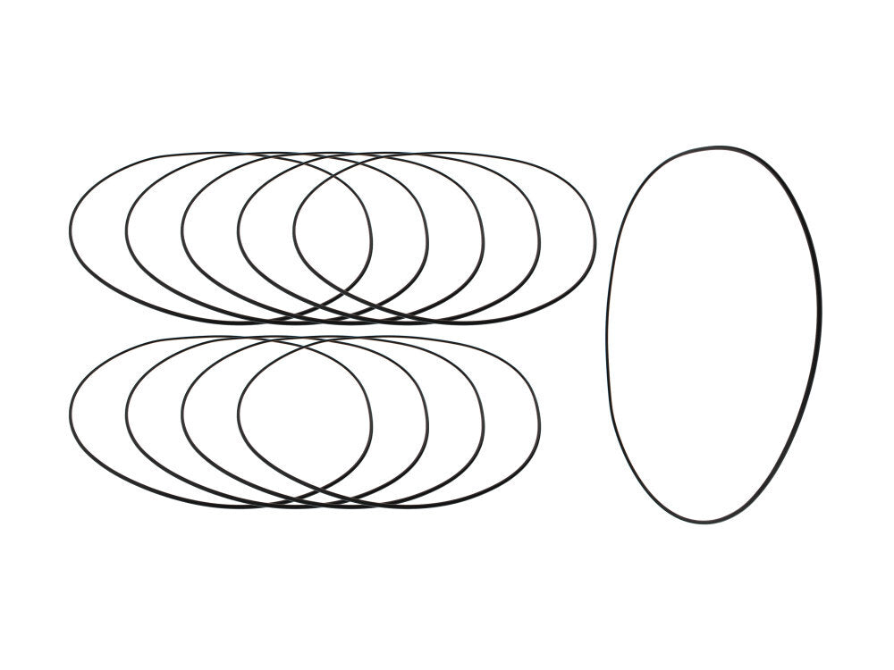 James Genuine Gaskets JGI-11125 Alternator O-Ring for Big Twin 70-84 4 Speed (10 Pack)
