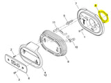 James Genuine Gaskets JGI-29000149 Air Filter Backplate Gasket for Milwaukee-Eight Touring 17-Up/Softail 18-Up Models w/Ventilator Air Filter Assembly