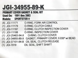 James Genuine Gaskets JGI-34955-89-K Primary Cover Gasket Kit for Sportster 91-03