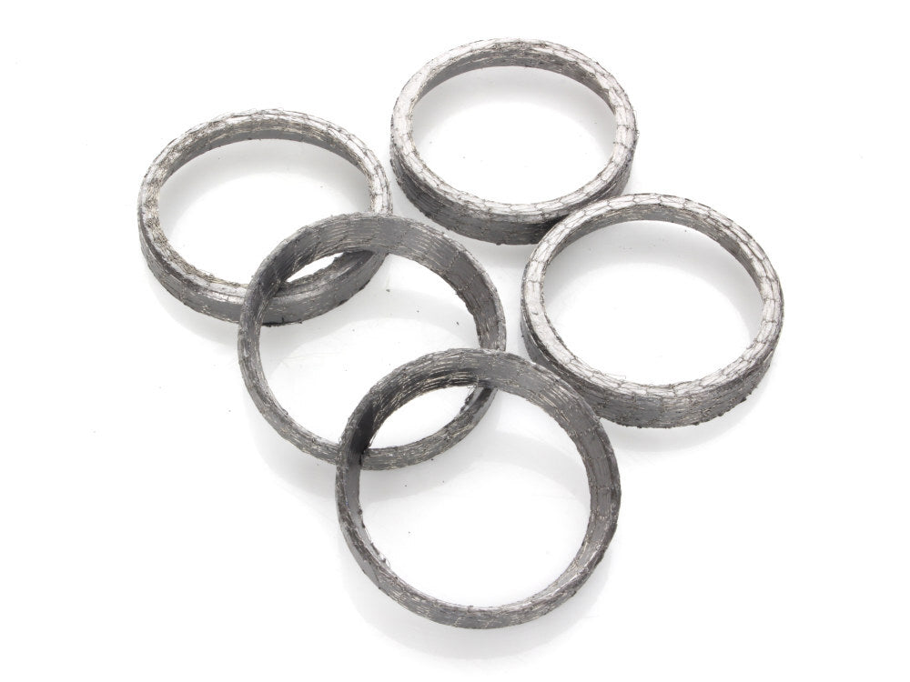 James Genuine Gaskets JGI-65324-83-A Tapered Exhaust Gaskets for Big Twin 84-Up/Sportster 86-21 (5 Pack)