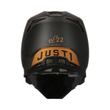 Just1 J22 10th Bronze Matte Carbon/Bronze/Black/White Helmet