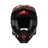 Just1 J22 Adrenaline Matte Carbon/Red/White Helmet