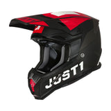 Just1 J22 Adrenaline Matte Carbon/Red/White Helmet