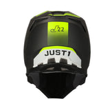 Just1 J22 Adrenaline Matte Carbon/Black/Fluro Yellow Helmet