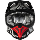 Just1 J39 Rock Matte Red/White/Black Helmet