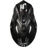 Just1 J39 Rock Matte Red/White/Black Helmet