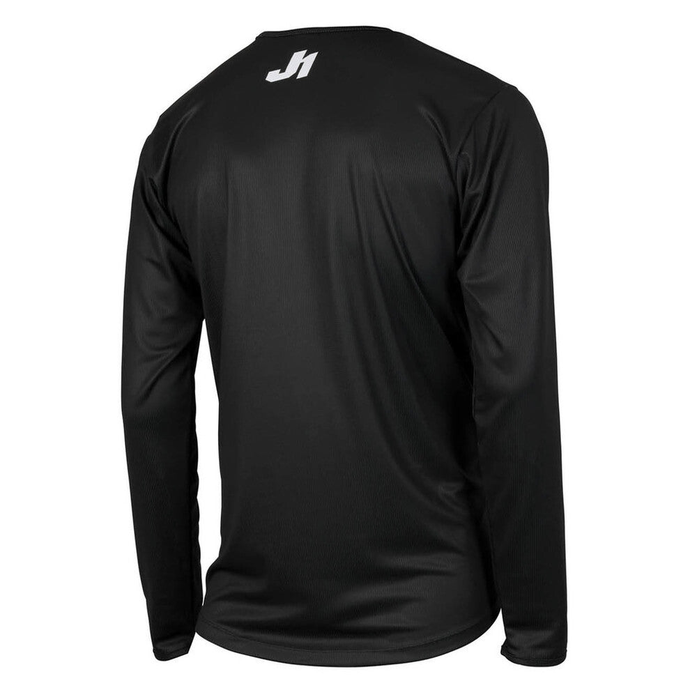 Just1 Racing J-Essential Solid Black Youth Jersey