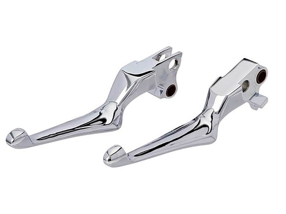 Kuryakyn K1038 Boss Blades Levers Chrome for Softail 96-14/Dyna 96-17/Touring 96-07/Sportster 96-03