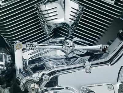 Kuryakyn K1075 Zombie Shift Linkage Chrome for Softail 86-Up/Touring 80-Up/Dyna Wide Glide 93-17