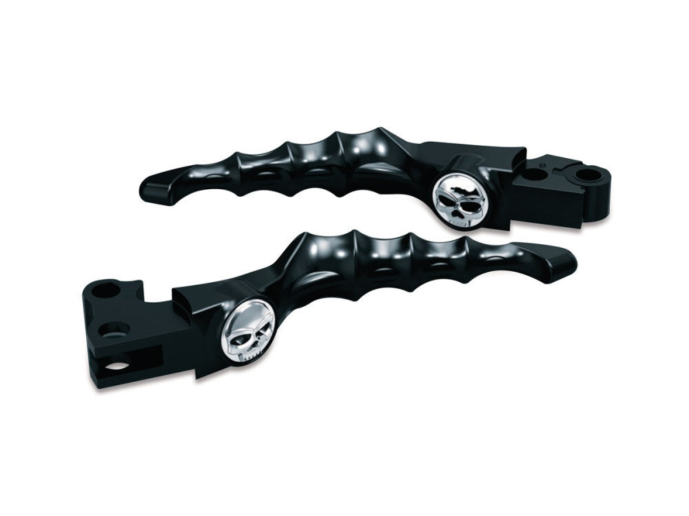 Kuryakyn K1090 Zombie Levers Black for Softail 96-14/Dyna 96-17/Touring 96-07/Sportster 96-03