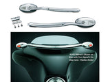 Kuryakyn K1452 Blind Spot Mirrors Chrome for Touring 96-13 [INTERNAL]