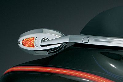 Kuryakyn K1452 Blind Spot Mirrors Chrome for Touring 96-13 [INTERNAL]