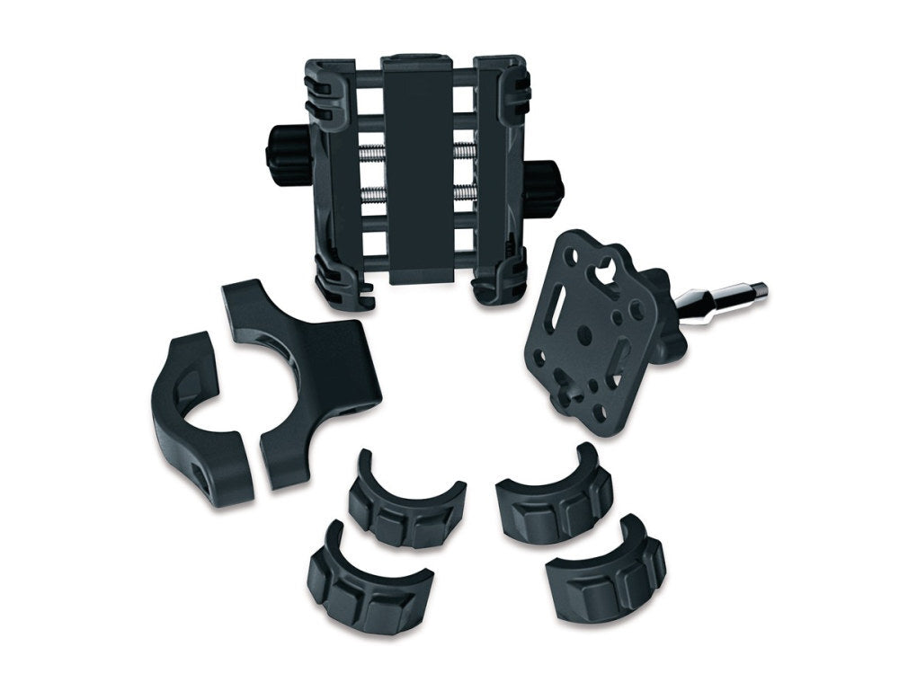 Kuryakyn K1699 Bar Mount Tech-Connect Device Mounting System for 7/8" to 1-1/4" Handlebars