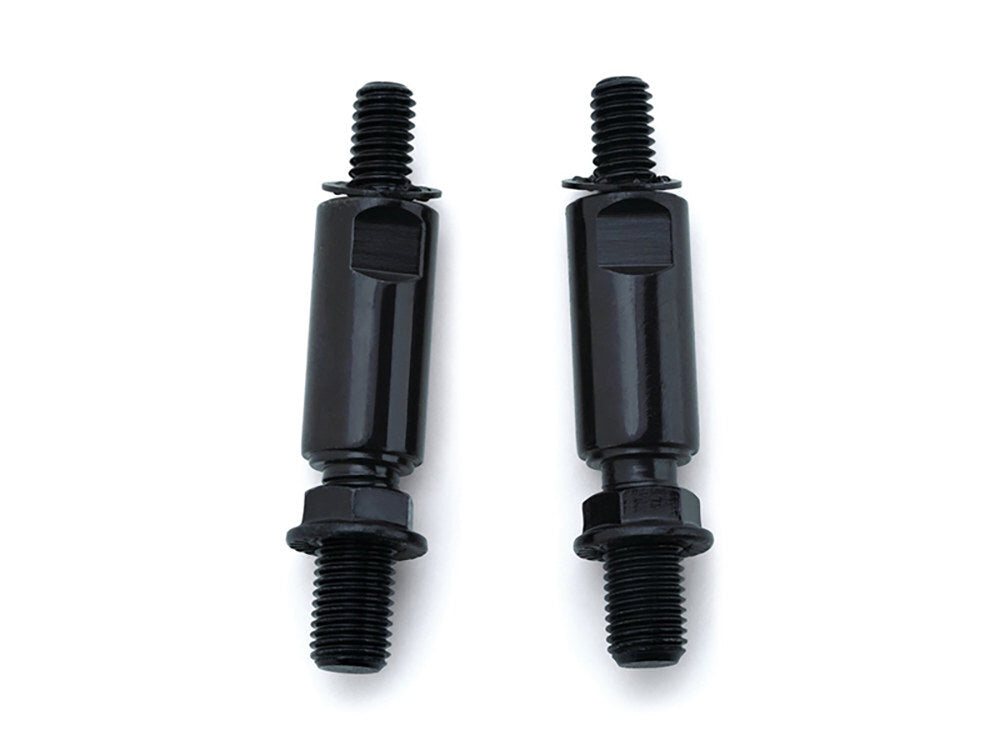 Kuryakyn K1892 Raised Mirror Adapters Black for all Indian & Metric Models