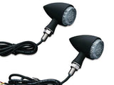 Kuryakyn K2509 Torpedo Turn Signals w/Run-Brake-Turn Black