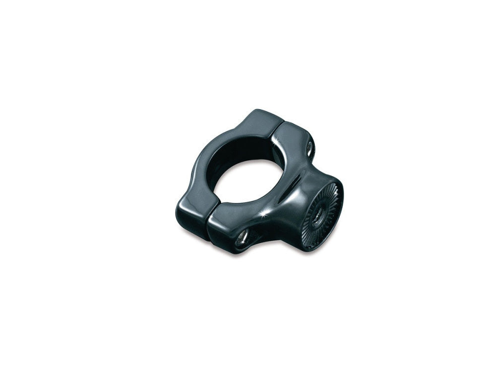 Kuryakyn K3116 Side Mount Number Plate Clamp Black for Softail 86-17