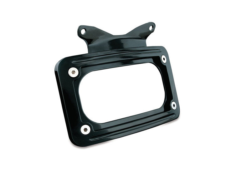 Kuryakyn K3147 Curved Number Plate Mount Black for most Touring 10-Up