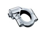 Kuryakyn K3183 Side Mount Number Plate Clamp Chrome for Softail 86-Up & 1-1/8" Tubing