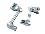 Kuryakyn K4556 2" Adjustable Lockable Offsets Chrome w/Male Mounts