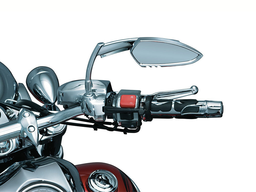 Kuryakyn K6218 Premium Affordable Cruise Assist Black for Metric Cruisers Only w/7/8" or 1" Handlebars