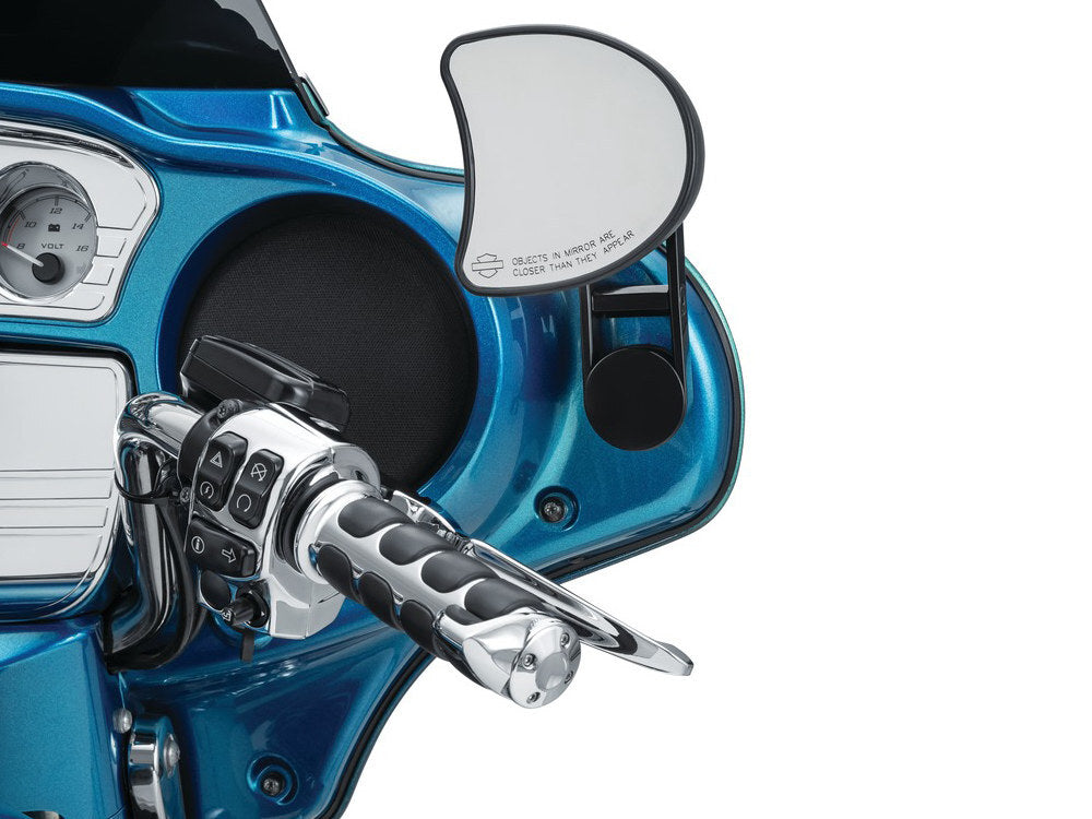Kuryakyn K6575 Adjustable Drop Mirror Mount for Street Glide 14-Up (Pair)