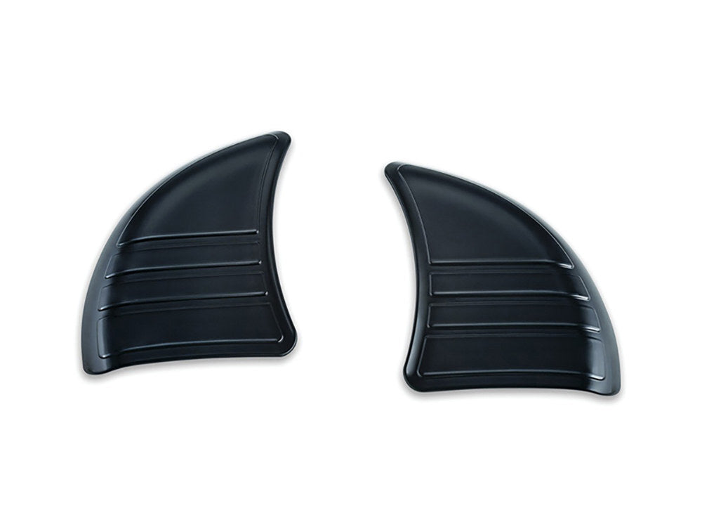 Kuryakyn K6979 Tri-Line Inner Fairing Mirror Covers Black for Touring 14-Up w/Batwing Fairing