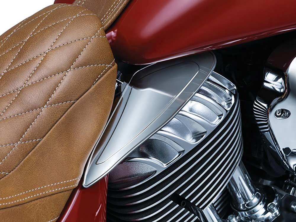 Kuryakyn K7181 Reflective Saddle Shields Smoke for Indian 14-Up