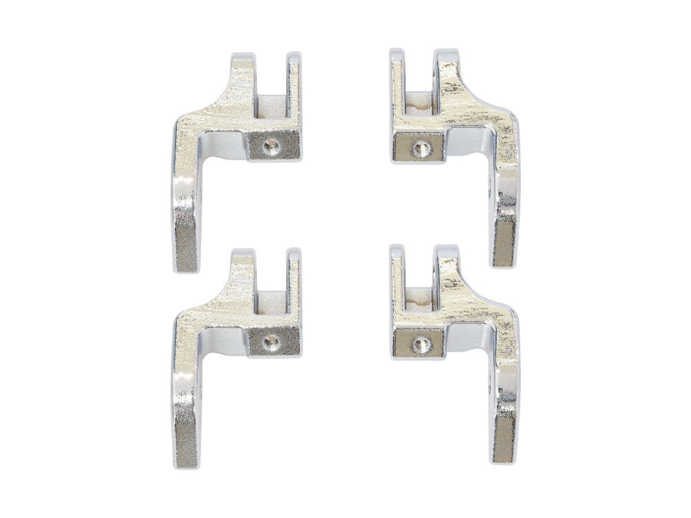 Kuryakyn K7528 Front Floorboard Relocation Brackets Chrome for FLST 00-17