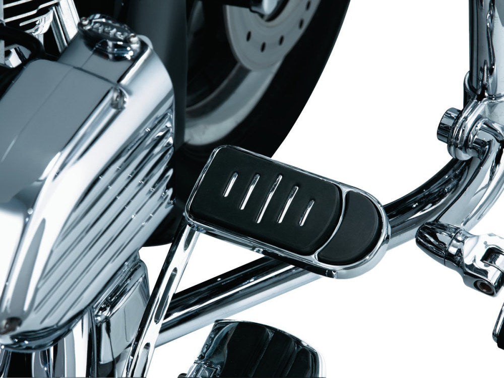 Kuryakyn K7587 Premium Extended Brake Pedal Pad Chrome for Touring 80-Up/FL Softail 86-17/Dyna Switchback 12-16