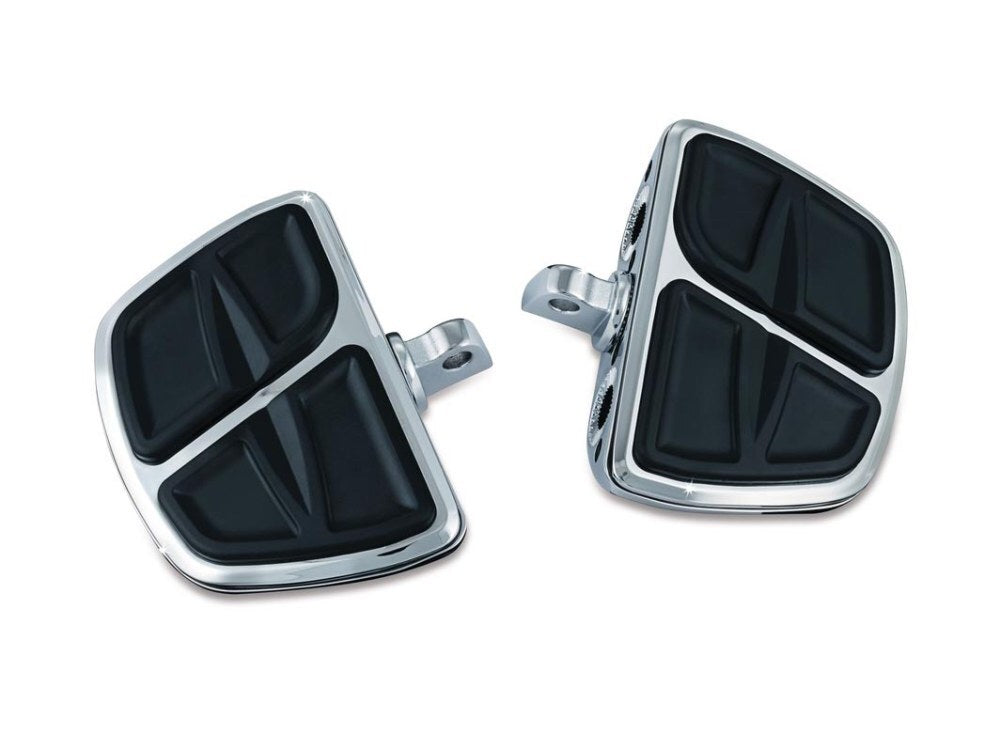 Kuryakyn K7610 Kinetic Mini Floorboards Chrome w/Mounts