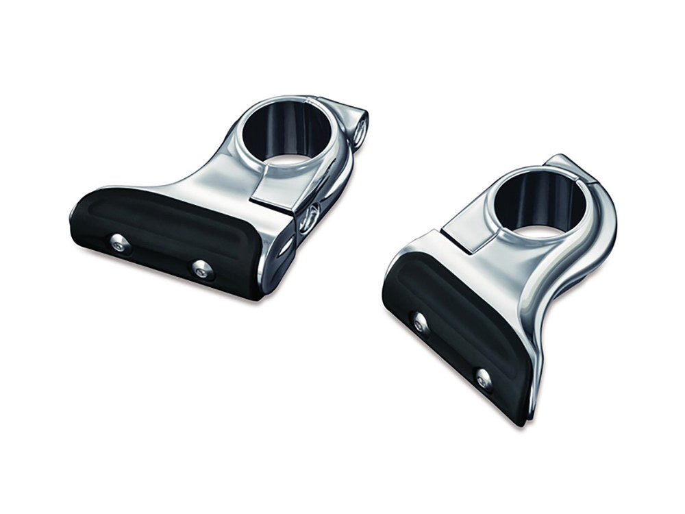 Kuryakyn K7615 Toe Rest Cruise Pegs Chrome for Indian/Victory Models w/1-1/4" Crash Bars