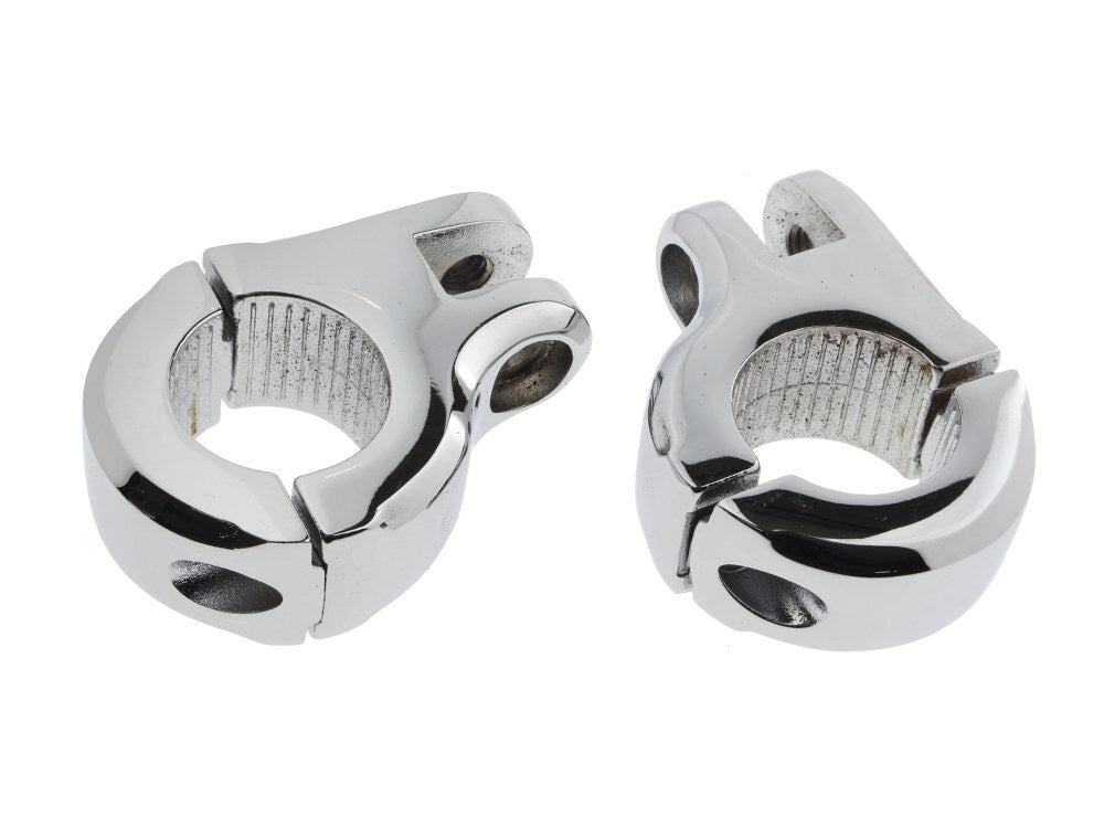 Kuryakyn K7617 Brute Highway Footpeg Mounts Chrome