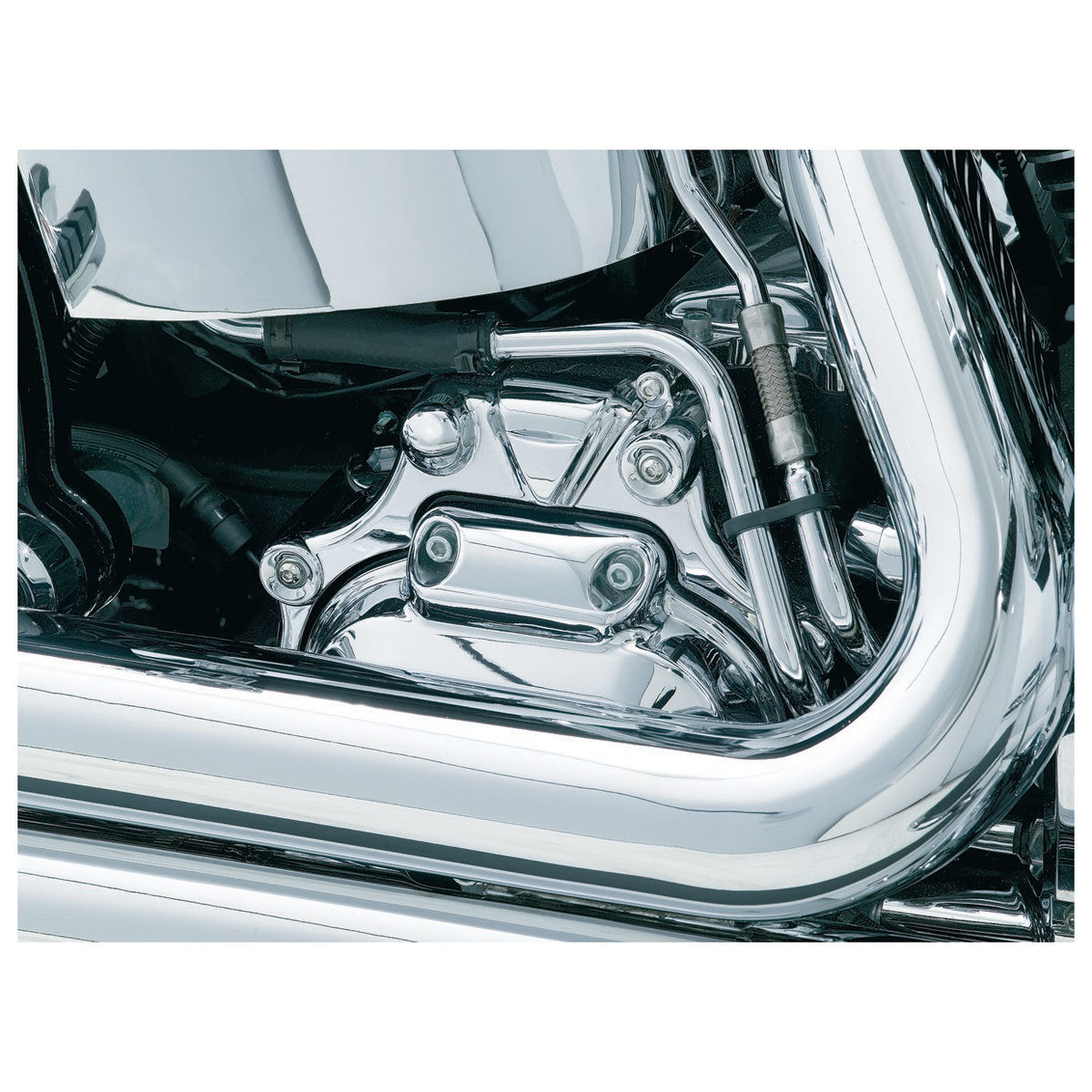 Kuryakyn K7878 Transmission Shroud Chrome for Softail 07-17